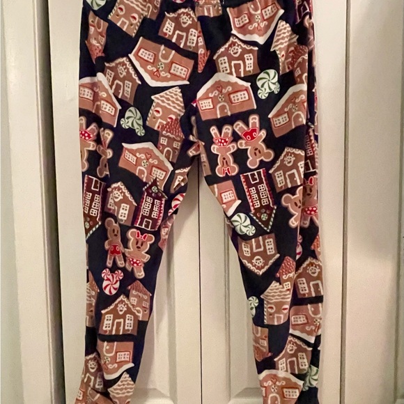 Disney Gingerbread and Candy Kids Pajama Set - Navy and Brown - Picture 5 of 9